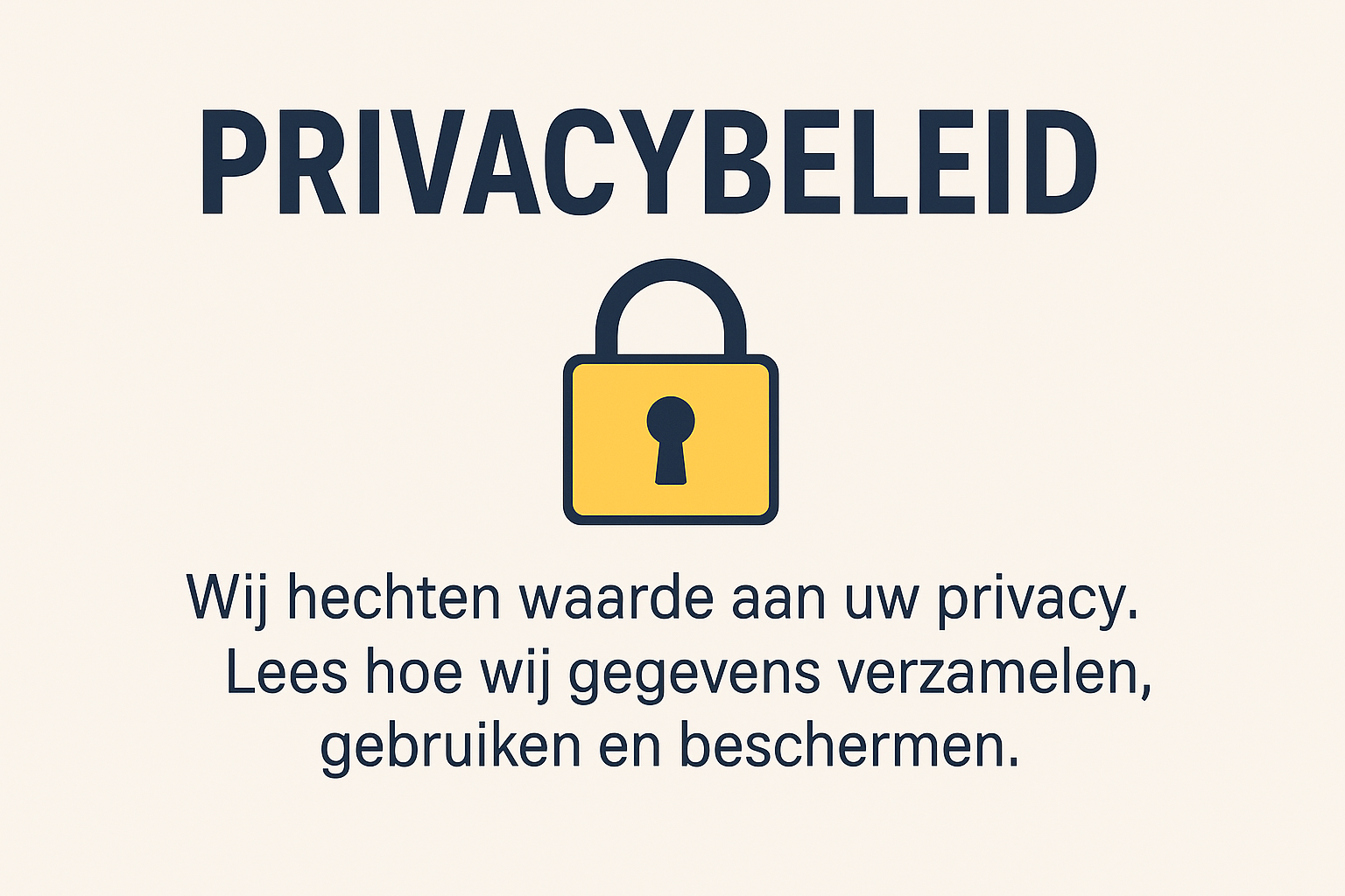 Privacybeleid Privacybeleid | ExcelSjablonen